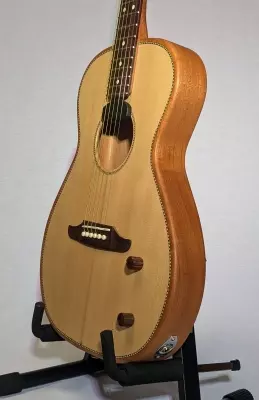 Fender - Highway Series Parlor Acoustic/Electric Guitar, Rosewood Fingerboard - Natural 5
